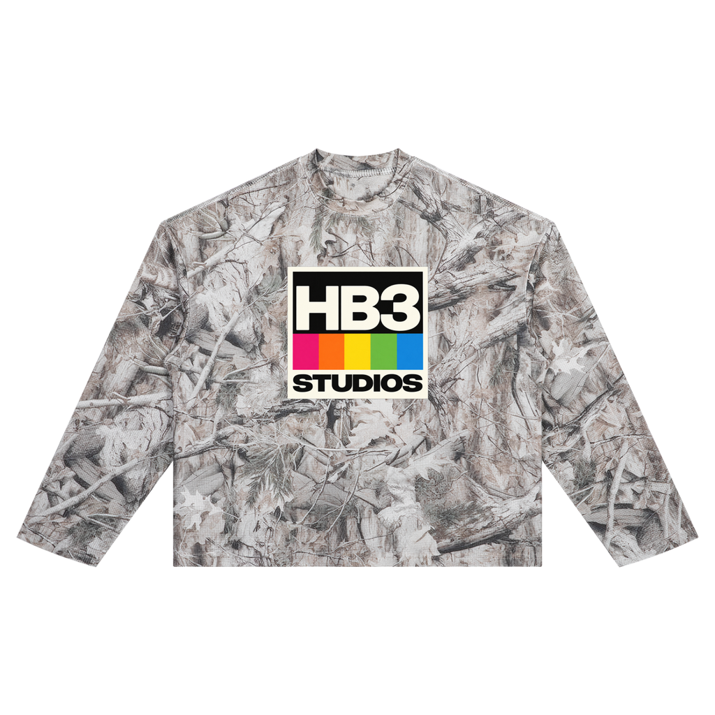 The Color Block Camo | Unisex Tree Camo Waffle T-Shirt