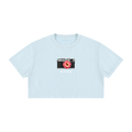 The Peony Prime Crop | Women's Mineral Wash Cotton Crop T-Shirt