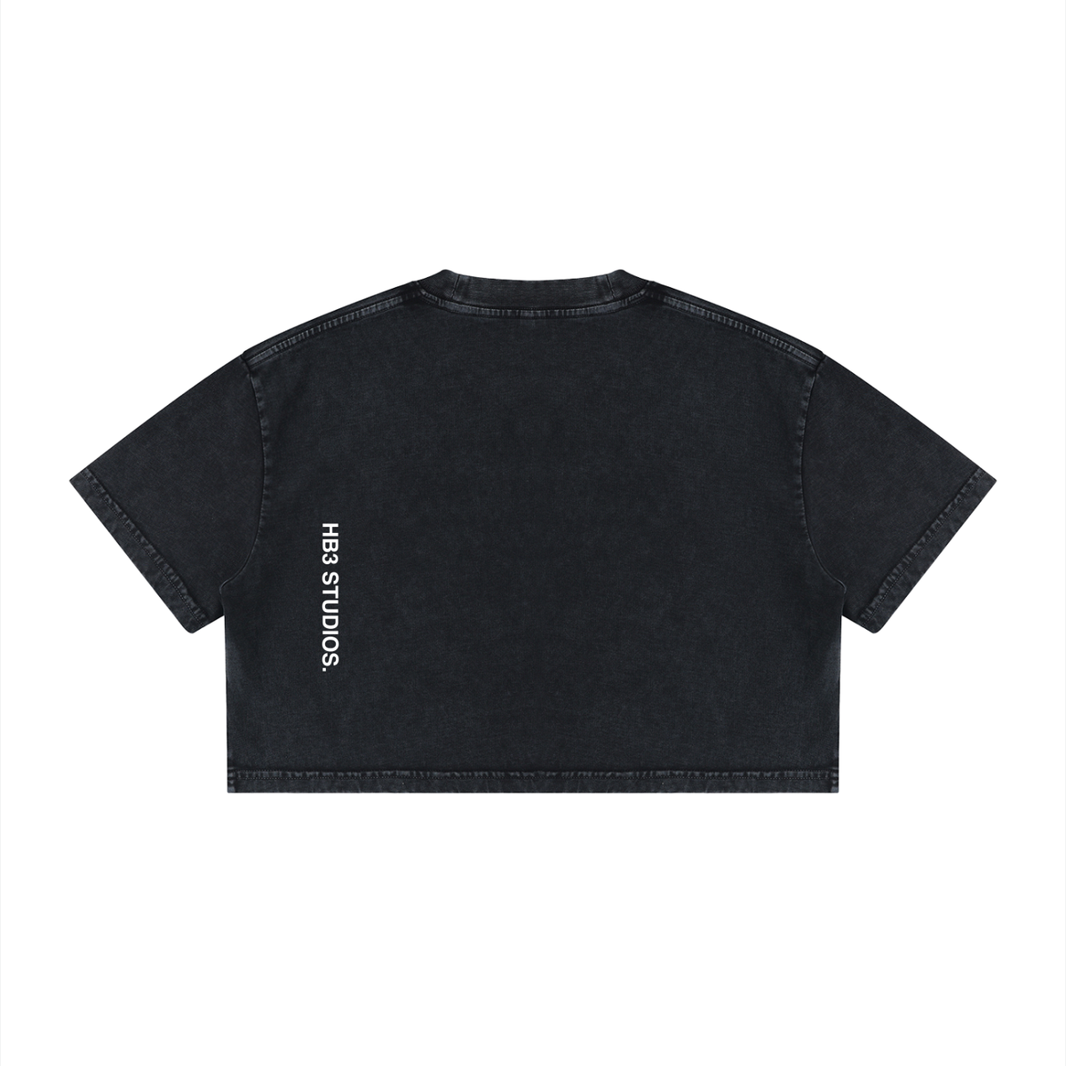 The Peony Prime Crop | Women's Mineral Wash Cotton Crop T-Shirt