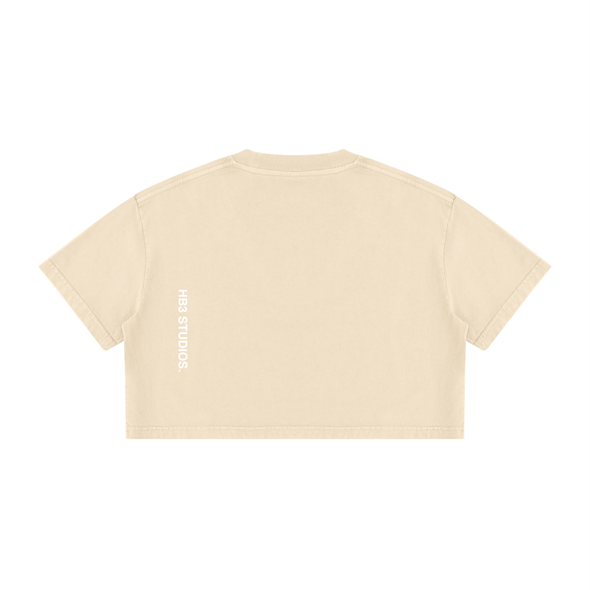 The Peony Prime Crop | Women's Mineral Wash Cotton Crop T-Shirt