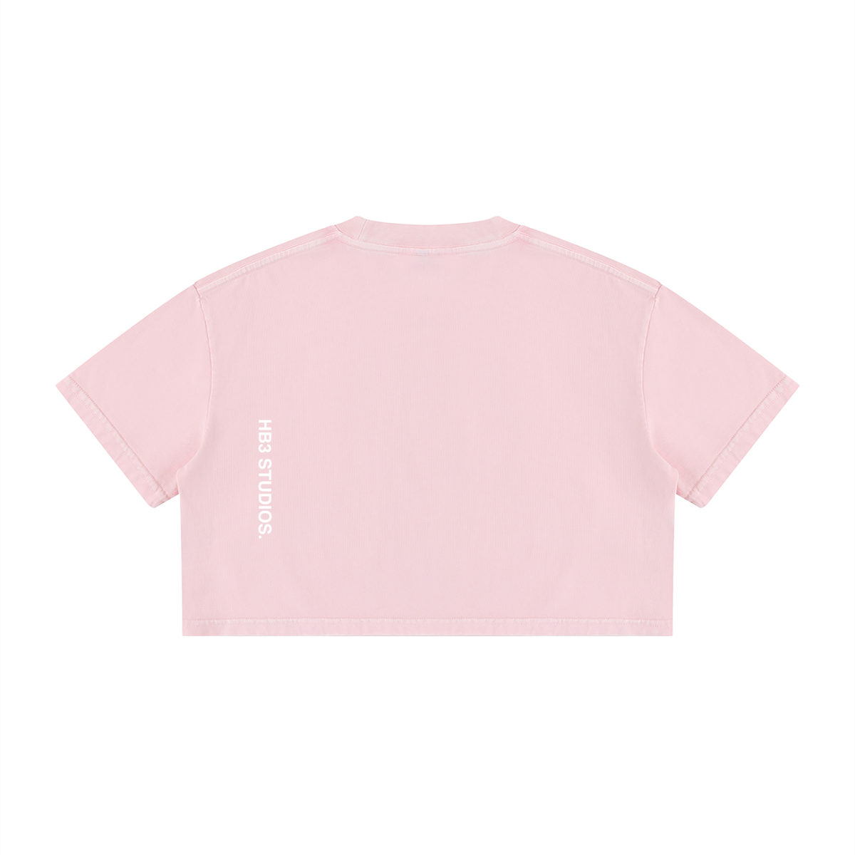 The Peony Prime Crop | Women's Mineral Wash Cotton Crop T-Shirt