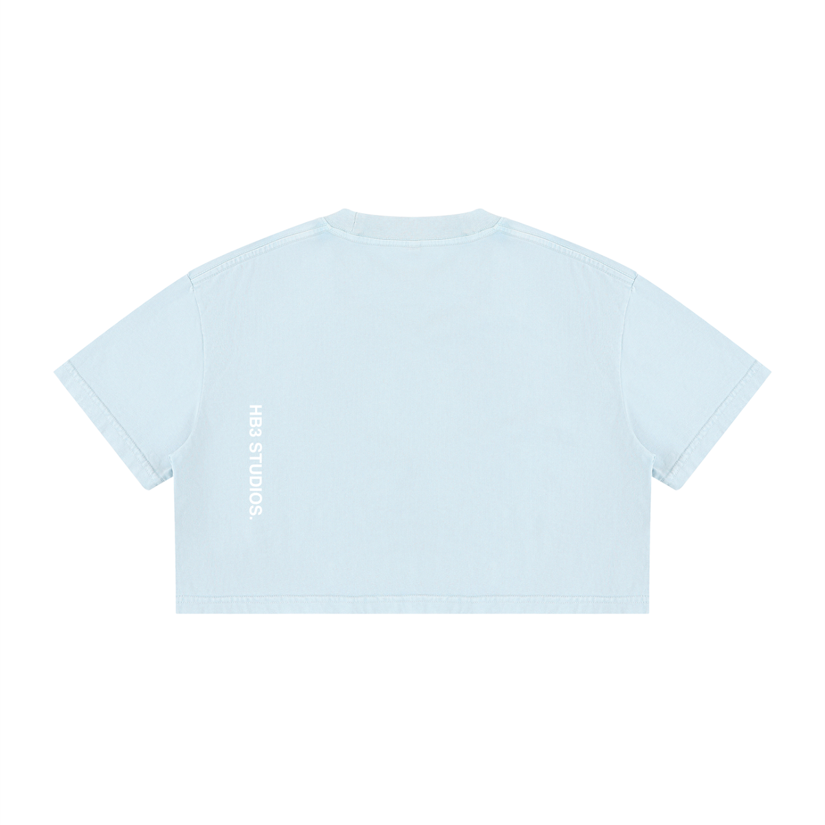 The Peony Prime Crop | Women's Mineral Wash Cotton Crop T-Shirt